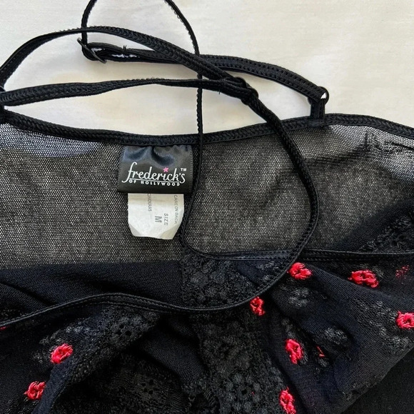 Vintage Y2K Frederick’s Of Hollywood Mini Slip Dress Chemise - Picture 3 of 6